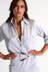 Shan Glitter Chrome effect jumpsuit